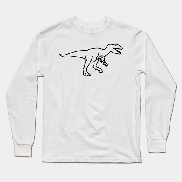 Allosaurus Long Sleeve T-Shirt by Radradrad